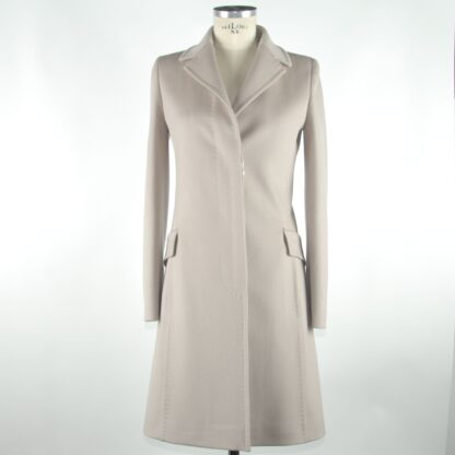 Made in Italy - Beige Wool Women Coat