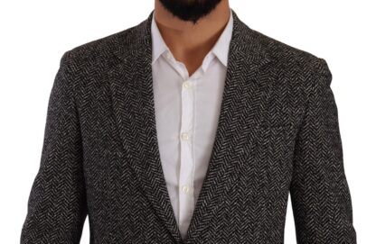 Dolce & Gabbana - Elegant Slim Fit Gray Wool Blazer