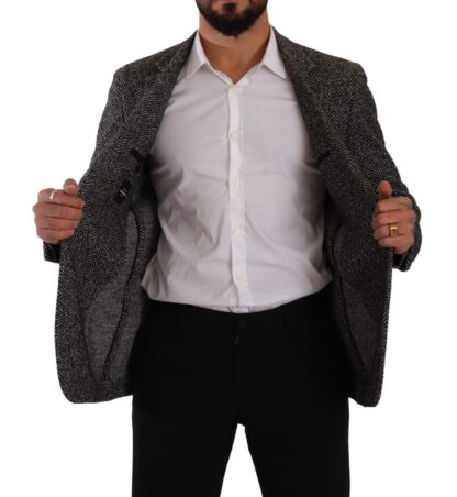 Dolce & Gabbana - Elegant Slim Fit Gray Wool Blazer