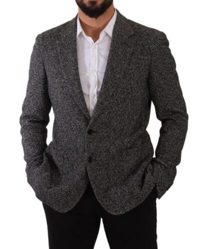 Dolce & Gabbana - Elegant Slim Fit Gray Wool Blazer