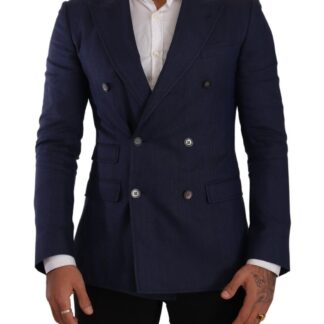 Dolce & Gabbana - Elegant Slim Fit Gray Wool Blazer