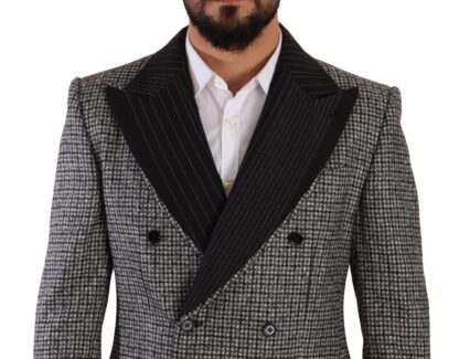 Dolce & Gabbana - Elegant Slim Fit Tweed Two-Button Blazer