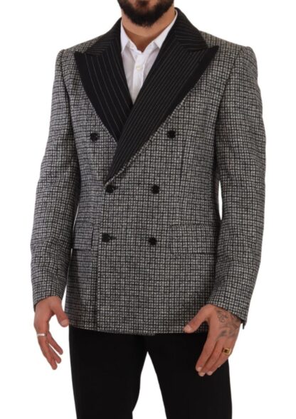 Dolce & Gabbana - Elegant Slim Fit Tweed Two-Button Blazer