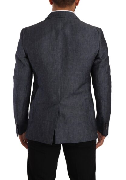 Dolce & Gabbana - Elegant Slim Fit Two-Button Blue Blazer