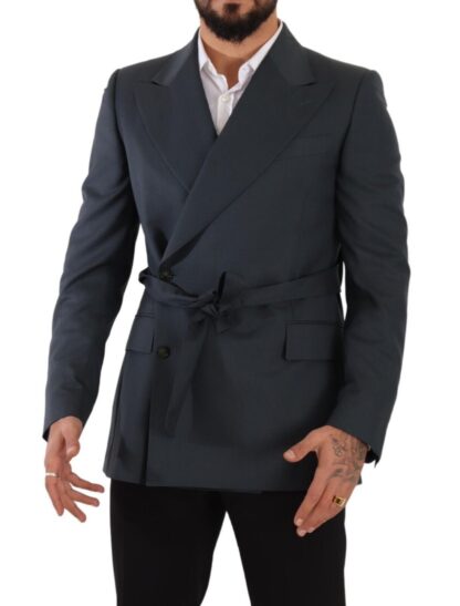 Dolce & Gabbana - Elegant Slim Fit Silk-Wool Blend Blazer