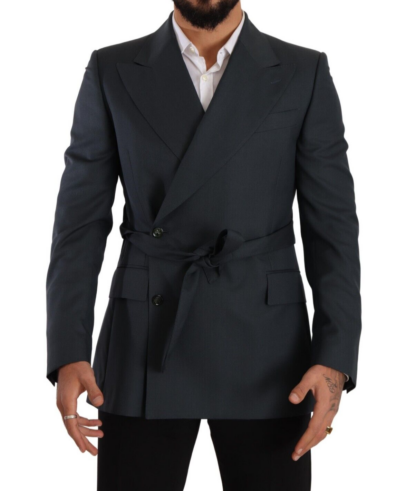 Dolce & Gabbana - Elegant Slim Fit Silk-Wool Blend Blazer