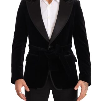 Dolce & Gabbana - Elegant Slim Fit Silk-Wool Blend Blazer