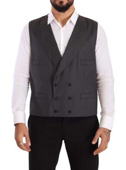 Dolce & Gabbana - Elegant Gray Sicilia Wool Blend Suit