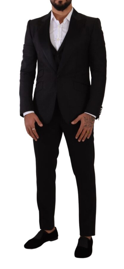 Dolce & Gabbana - Sicilia Slim Fit Black Suit Ensemble