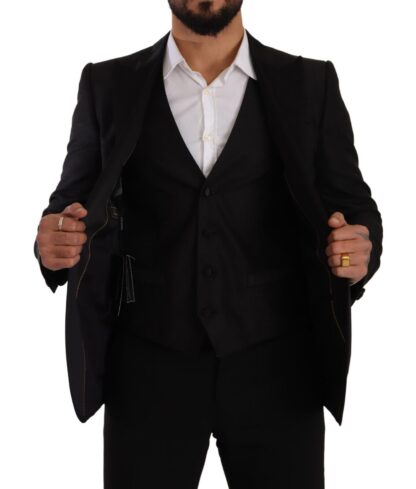 Dolce & Gabbana - Sicilia Slim Fit Black Suit Ensemble