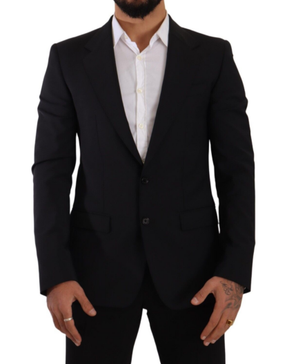 Dolce & Gabbana - Elegant Black Martini Slim Fit Blazer and Vest