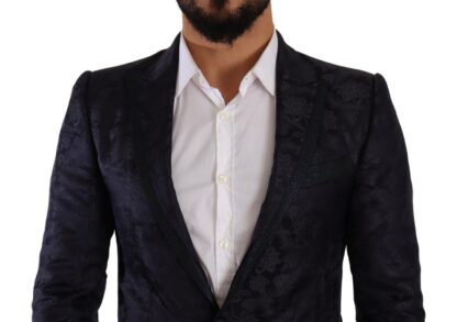 Dolce & Gabbana - Elegant Dark Blue MARTINI Formal Blazer