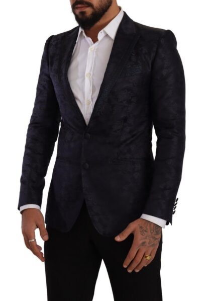 Dolce & Gabbana - Elegant Dark Blue MARTINI Formal Blazer