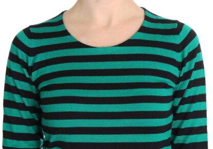 Dolce & Gabbana - Elegant Striped Cashmere Silk Sweater