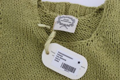 PINK MEMORIES - Chic Green Knitted Sleeveless Vest Sweater