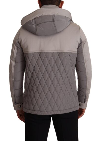 Dolce & Gabbana - Elegant Lightweight Gray Windbreaker Jacket