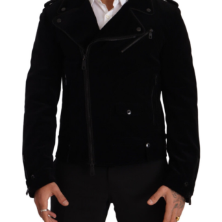 Dolce & Gabbana - Elegant Black Parka Hooded Jacket