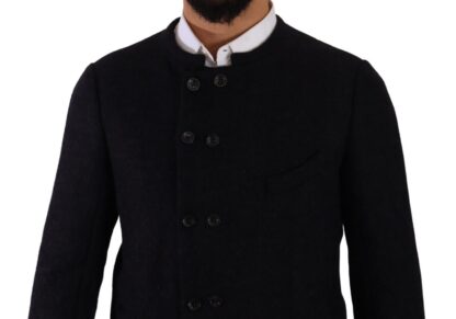 Dolce & Gabbana - Elegant Dark Grey Alpaca Blend Jacket