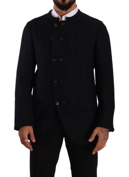 Dolce & Gabbana - Elegant Dark Grey Alpaca Blend Jacket