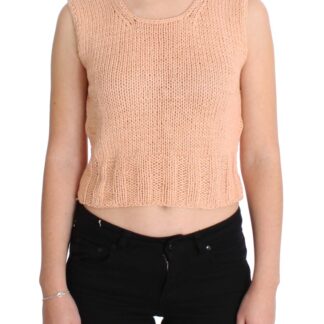 PINK MEMORIES - Chic Red Sleeveless Knit Vest Sweater