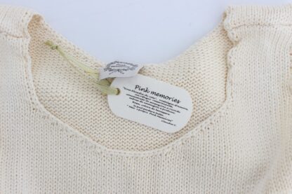 PINK MEMORIES - Beige Sleeveless Knit Vest Sweater