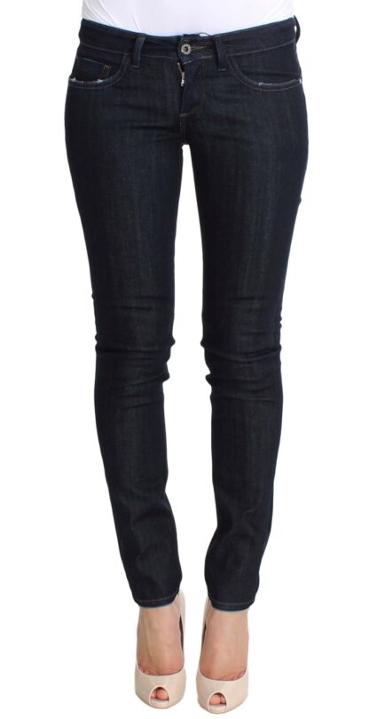 Costume National - Chic Slim Fit Skinny Blue Jeans