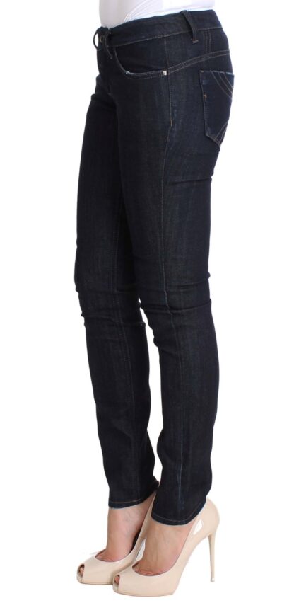 Costume National - Chic Slim Fit Skinny Blue Jeans