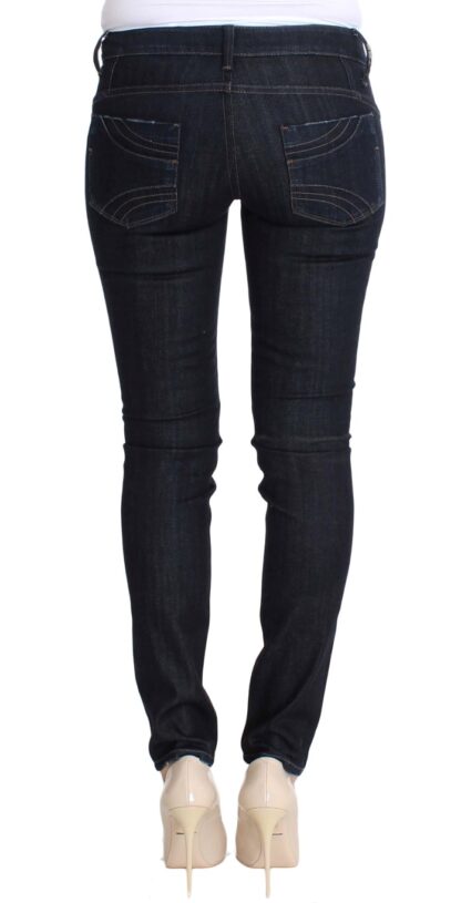 Costume National - Chic Slim Fit Skinny Blue Jeans