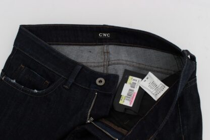 Costume National - Chic Slim Fit Skinny Blue Jeans