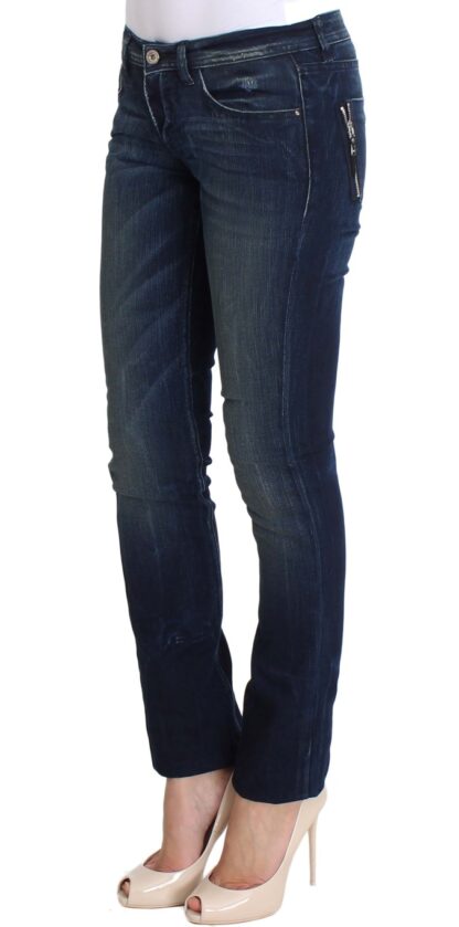 Costume National - Chic Slim Fit Skinny Blue Jeans