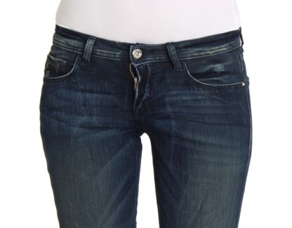 Costume National - Chic Slim Fit Skinny Blue Jeans