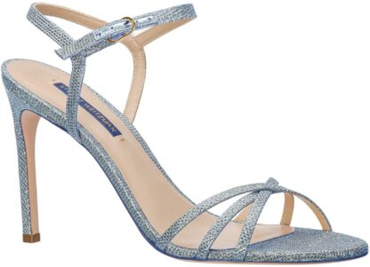 Stuart Weitzman - Glittering Starla Ankle Strap Sandals