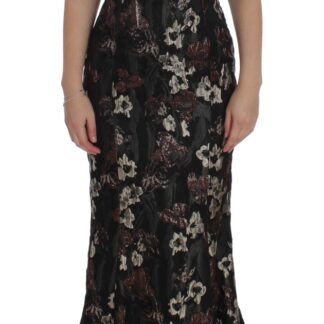 Dolce & Gabbana - Floral Embroidered Maxi Dress - Full Length Elegance