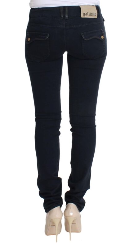 John Galliano - Elegant Slim Fit Blue Jeans