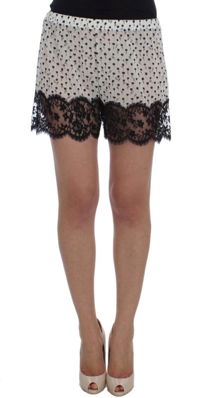 Dolce & Gabbana - Elegant Silk Lace Sleep-Shorts