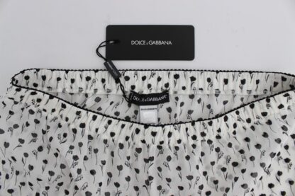 Dolce & Gabbana - Elegant Silk Lace Sleep-Shorts