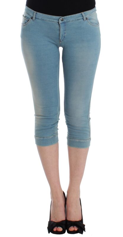 Ermanno Scervino - Elegant Light Blue Capri Jeans