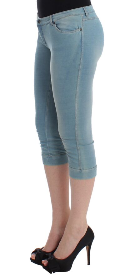 Ermanno Scervino - Elegant Light Blue Capri Jeans