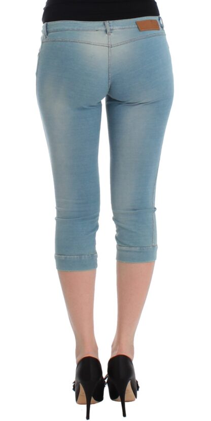 Ermanno Scervino - Elegant Light Blue Capri Jeans