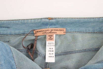 Ermanno Scervino - Elegant Light Blue Capri Jeans