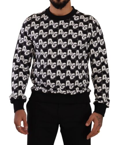 Dolce & Gabbana - Elegant Monochrome Crewneck Sweater