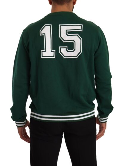 Dolce & Gabbana - Elegant Green Cotton Pullover