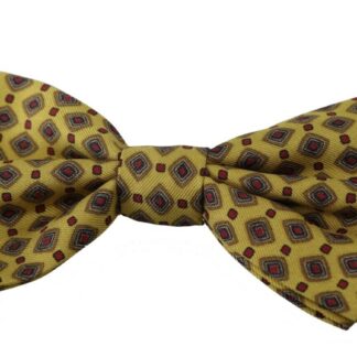 Dolce & Gabbana - Elegant Silk Black Fantasy Bow Tie