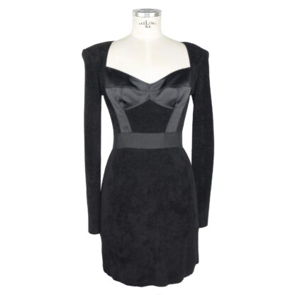 Elisabetta Franchi - Black Wool Women Dress