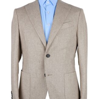 Made in Italy - Blue Virgin Wool Men Blazer