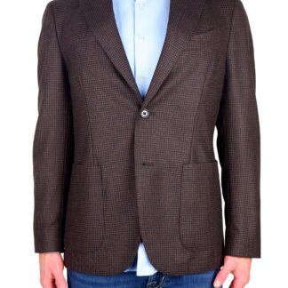 Made in Italy - Blue Virgin Wool Men Blazer