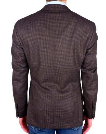 Made in Italy - Elegant Brown Merino Wool Classic Jacket