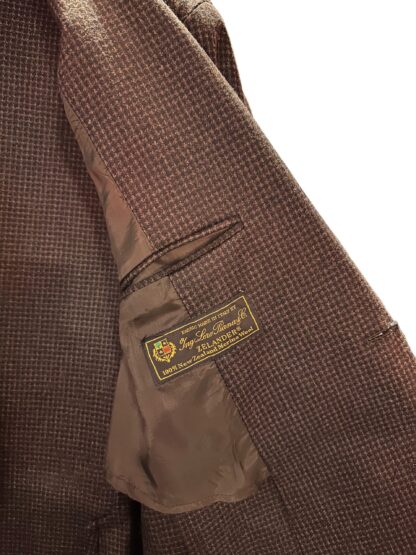 Made in Italy - Elegant Brown Merino Wool Classic Jacket