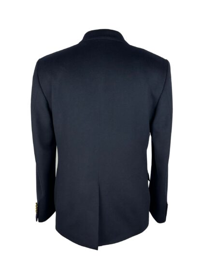 Made in Italy - Blue Virgin Wool Men Blazer