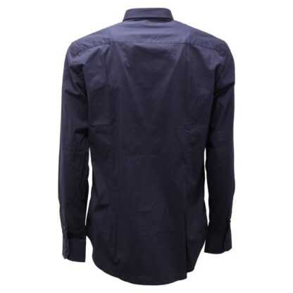 Aeronautica Militare - Dark Blue Cotton Men Shirt